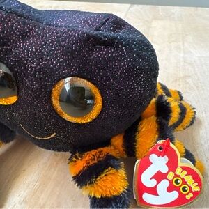 Ty Beanie Boos COBB the‎ Halloween Black & Orange Spider Approx 5 Inch New W/Tag